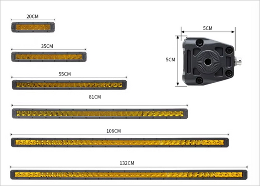 Single-row Lightbar (with robust case)