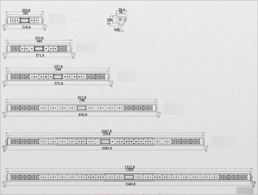 Single-row Laser Lightbar