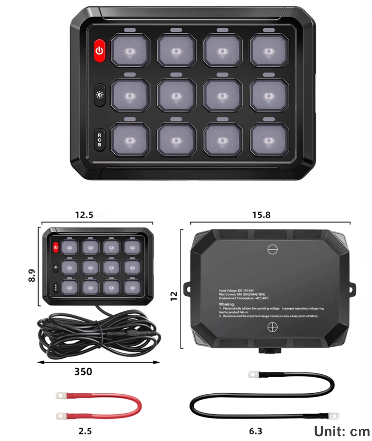 Multi-Circuit Switch Panel